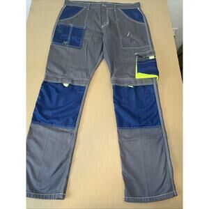 Men’s Work Safety Trousers Cordura Knee Reinforced Tactical Heavy Duty Pants